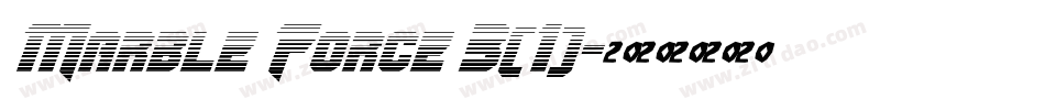 Marble Force 3(1)字体转换